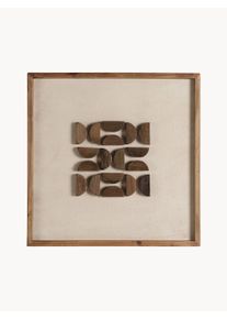 DPI Nástenná dekorácia v borovicovom ráme Sandy Hnedá, Béžová Š 62 x V 62 cm