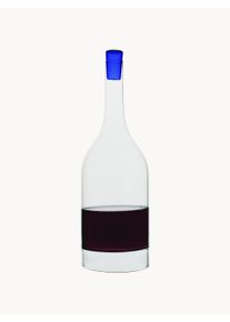 L’Atelier du Vin L'Atelier du Vin Sklenená karafa Perchée Transparentná, Modrá Ø 33 x V 11 cm