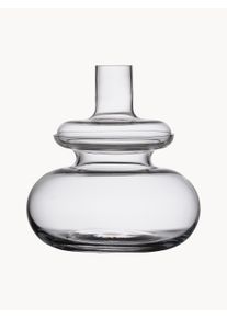 Zone Denmark Mouth-Blown Vase Inu, H 25 cm Transparent Glass Ø 23 x H 25 cm