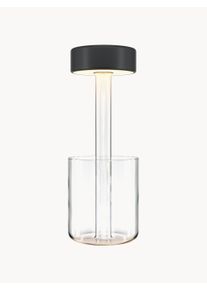 Maytoni Lampa stołowa LED z funkcją przyciemniania AI Collaboration Czarny, Transparentny Metal, Szkło Ø 12 x W 35 cm