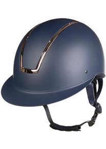 HKM Lady Shield Reithelm, dunkelblau/rosegold, M=55-57cm