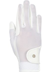 HKM Style Sommer-Reithandschuhe, weiß, XS