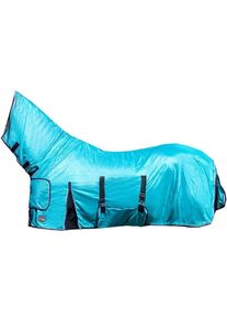 HKM Lissabon Style Fliegendecke mit Halsteil, aqua, 115