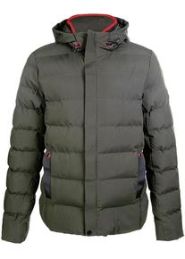 HKM Hamburg Herren Steppjacke, olivgrün, XL