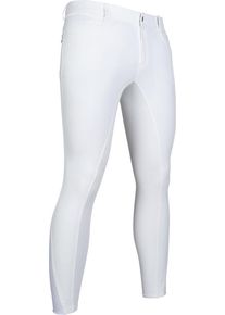 HKM Sportive Herren Reithose, Silikon-Vollbesatz, weiß, 46