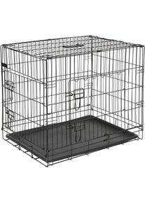 KERBL Pet Gittertransportbox, zweitürig, 92x63x74cm
