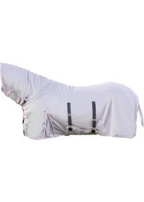 HKM Grey Fliegendecke mit Halsteil, grau, 115