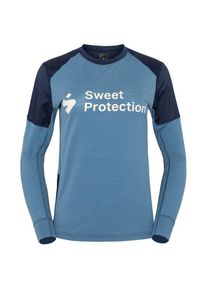 Sweet Protection Women's Hunter Merino Hybrid L/S Jersey Cycling jersey Women (XS, blue)
