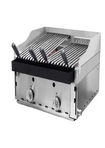 Barbacoa de 60 con parrillas vascas Maiser