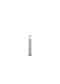 tronco pt1 h80, paletto in allumino grigio per esterni, Ideal Lux