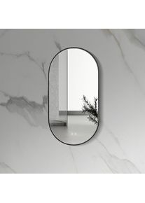 BELVIT Ovaler LED Spiegel mit Touchsteuerung und