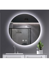 BELVIT LED Spiegel rund 100 cm Touchsteuerung Heizfunktion