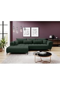 werk2 Ecksofa »Memo Garay, XXL-Liegefläche, elektrisch ausziehbar auf ca. 228×126 cm« Luxus in Übergröße: XXL-Liegefläche, Komfort-Ottomane &...