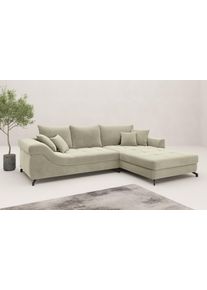 Mr. Couch Ecksofa »Taylor, L-Form, wahlweise mit Kaltschaum« wahlweise mit Kaltschaum bis 140 kg pro Sitzplatz belastbar, Größe B/H/T: 317 cm x 93...