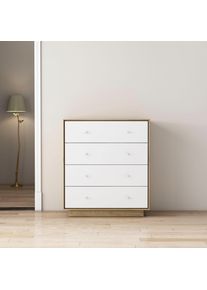 Otto Home Kommode »Blaire« kratzfeste Melaminoberfläche, ABS-Kanten und FSC-zertifiziertem Holz, Größe B/H/T: 80 cm x 90 cm x 40 cm