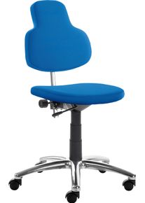 mayer Sitzmöbel Mayer Sitzmöbel Drehstuhl »2206« () desinfektionsmittelbeständiges Kunstleder in blau, Größe B/H/T: 62 cm x 88 cm x 60 cm