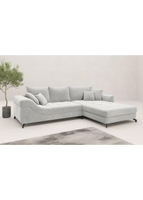 Mr. Couch Ecksofa »Taylor, L-Form, wahlweise mit Kaltschaum« wahlweise mit Kaltschaum bis 140 kg pro Sitzplatz belastbar, Größe B/H/T: 317 cm x 93...