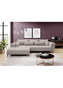 werk2 Ecksofa »Memo Garay, XXL-Liegefläche, elektrisch ausziehbar auf ca. 228×126 cm« Luxus in Übergröße: XXL-Liegefläche, Komfort-Ottomane &...