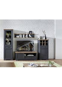 Innostyle Wohnwand »Jasmin« Set, 4 Stk. tlg. in grau