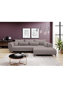 werk2 Ecksofa »Memo Garay, XXL-Liegefläche, elektrisch ausziehbar auf ca. 228×126 cm« Luxus in Übergröße: XXL-Liegefläche, Komfort-Ottomane &...