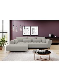 werk2 Ecksofa »Memo Garay, XXL-Liegefläche, elektrisch ausziehbar auf ca. 228×126 cm« Luxus in Übergröße: XXL-Liegefläche, Komfort-Ottomane &...