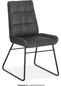 Omg Design Esszimmerstuhl »Brisbane« (Set) 1 Stk.Esszimmerstuhl, pflegeleichter Bezug, Größe B/H/T: 51 cm x 93 cm x 61,5 cm