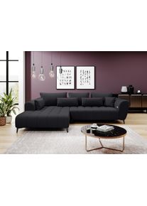 werk2 Ecksofa »Memo Garay, XXL-Liegefläche, elektrisch ausziehbar auf ca. 228×126 cm« Luxus in Übergröße: XXL-Liegefläche, Komfort-Ottomane &...