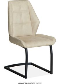 Omg Design Esszimmerstuhl »Albany« (Set) 1 Stk.Esszimmerstuhl, pflegeleichter Bezug, Größe B/H/T: 51 cm x 98 cm x 62 cm