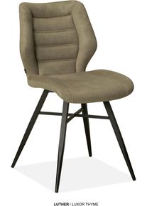 Omg Design Esszimmerstuhl »Luther« (Set) 2 Stk.Schalenstuhl, bequem gepolstert, Esszimmerstuhl, Größe B/H/T: 47 cm x 84,5 cm x 59,5 cm
