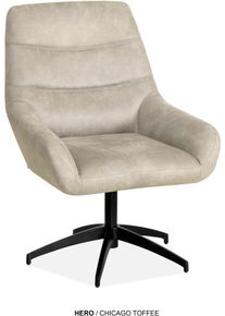 Omg Design Esszimmerstuhl »Hero« (Set) 2 Stk.bequemer Sessel, mit Drehgestell, Größe B/H/T: 73 cm x 95,5 cm x 76,5 cm