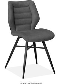 Omg Design Esszimmerstuhl »Luther« (Set) 2 Stk.Schalenstuhl, bequem gepolstert, Esszimmerstuhl, Größe B/H/T: 47 cm x 84,5 cm x 59,5 cm