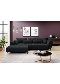 werk2 Ecksofa »Memo Garay, XXL-Liegefläche, elektrisch ausziehbar auf ca. 228×126 cm« Luxus in Übergröße: XXL-Liegefläche, Komfort-Ottomane &...