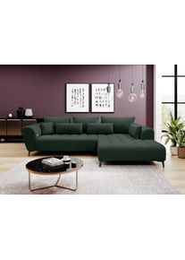 werk2 Ecksofa »Memo Garay, XXL-Liegefläche, elektrisch ausziehbar auf ca. 228×126 cm« Luxus in Übergröße: XXL-Liegefläche, Komfort-Ottomane &...