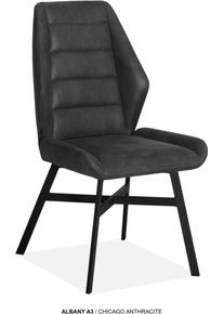 Omg Design Esszimmerstuhl »Albany« (Set) 1 Stk.Esszimmerstuhl, pflegeleichter Bezug, Größe B/H/T: 51 cm x 96 cm x 63,5 cm