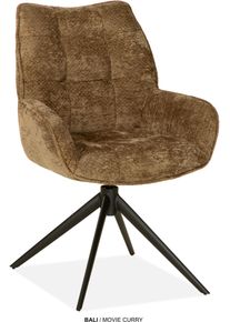 Omg Design Esszimmerstuhl »Bali« (Set) 2 Stk.Drehstuhl mit auto-return, Armlehnenstuhl, Größe B/H/T: 61 cm x 91 cm x 64 cm