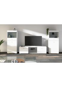 borchardt Möbel Borchardt Möbel Wohnwand »Scala« in weiß