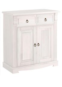Home Affaire Kommode »Anna, Sideboard, Anrichte, Stauraumschrank« B/T/H: 130/40/91 cm, aus massiver Kiefer, Breite 94 cm, mit Kassettenoptik, FSC ,...