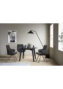 stressless Polsterstuhl »Laurel« () Low Back mit Armlehne in grau, Größe B/H/T: 58 cm x 92 cm x 59 cm