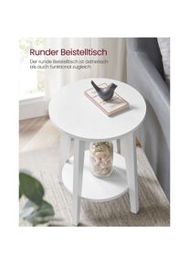 Mesa lateral VASAGLE branca