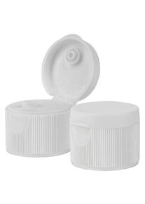 Dråbehætte med låg hvid standard PP28 ApoGlas. Farmaceutisk kvalitet. 28 mm g...