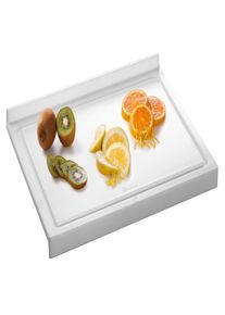 Bartscher Tábua de cortar W-RK branca | Calha de sapo em toda a volta | 480x375x45(h)mm.