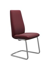 stressless , Polsterstuhl &raquo;Laurel&laquo; () High Back, Gr&ouml;&szlig;e L, mit Beinen aus Stahl in Schwarz matt, bordeaux BATICK + Schwarz matt, Leder BATICK: BATICK 