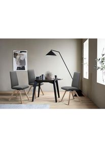 stressless , Polsterstuhl &raquo;Laurel&laquo; () High Back, Gr&ouml;&szlig;e L, mit schr&auml;ggestellten Beinen in Walnuss , grey BATICK + Walnuss