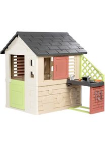 Smoby, Spielhaus &raquo; Life Natur mit K&uuml;che&laquo; Made in Europe, bunt, Kunststoff, bunt