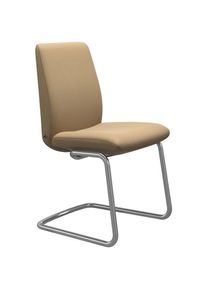 stressless , Polsterstuhl &raquo;Laurel&laquo; () Low Back, Gr&ouml;&szlig;e L, mit Beinen aus Stahl in Schwarz matt, sand PALOMA + Schwarz matt, Leder PALOMA: PALOMA ist 