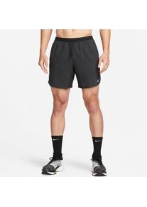 Nike , Laufshorts »DRI-FIT STRIDE MENS 7" BRIEF-LINED« , BLACK/BLACK/REFLECTIVE SILV , N-Gr , XXL -N-Gr , XXL , Ideal für das Laufen dank leichtem...