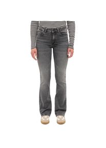 Mustang, Damen, Bootcut-Jeans &raquo;Damen Style Shelby Slim Boot&laquo;, 702 dunkelgrau, L&auml;nge 30, 30 -L&auml;nge 30, 702 dunkelgrau, Slim-fit Jeans mit mittlerer 