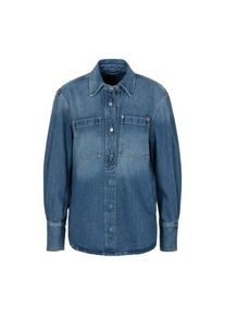 BOSS Orange , Hemdbluse »CARGO SHIRT Premium Damenmode« mit Kellerfalte hinten , Navy 410 , XL , XL , Bluse von BOSS Orange Womenswear