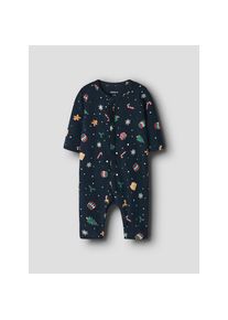name it , Strampler »NBNVISMAS LS NIGHTSUIT«, mit Weihnachtsmotiv , Navy Blazer AOP:Xmas AOP Navy , N-Gr , 62 -N-Gr , 62 , Schlafanzug von name it...