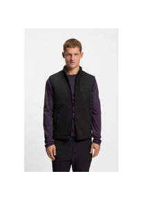 BOSS Green , Fleeceweste Stehkragen, Relaxed Fit , Black001 , 3XL , 3XL , Weste von BOSS Green Menswear